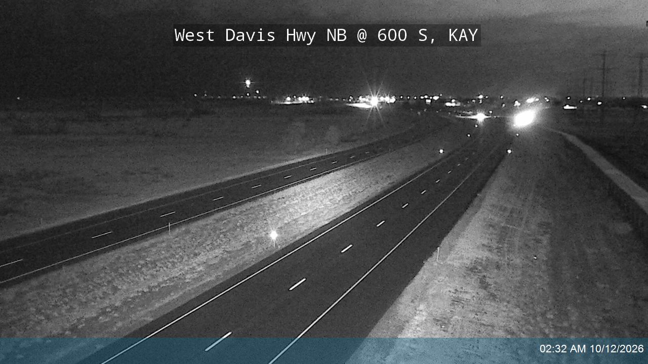 West Davis Hwy / SR-177 NB @ 600 S / MP 6.72, KAY