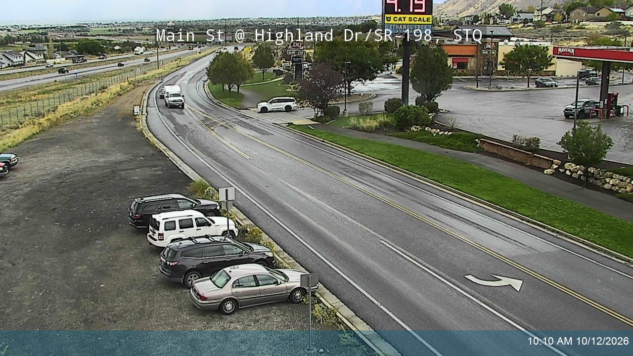 Main St / SR-198 @ Highland Dr / SR-198, STQ
