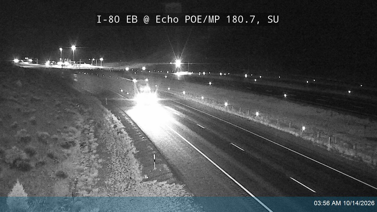 I-80 EB @ Echo POE / MP 180.7, SU