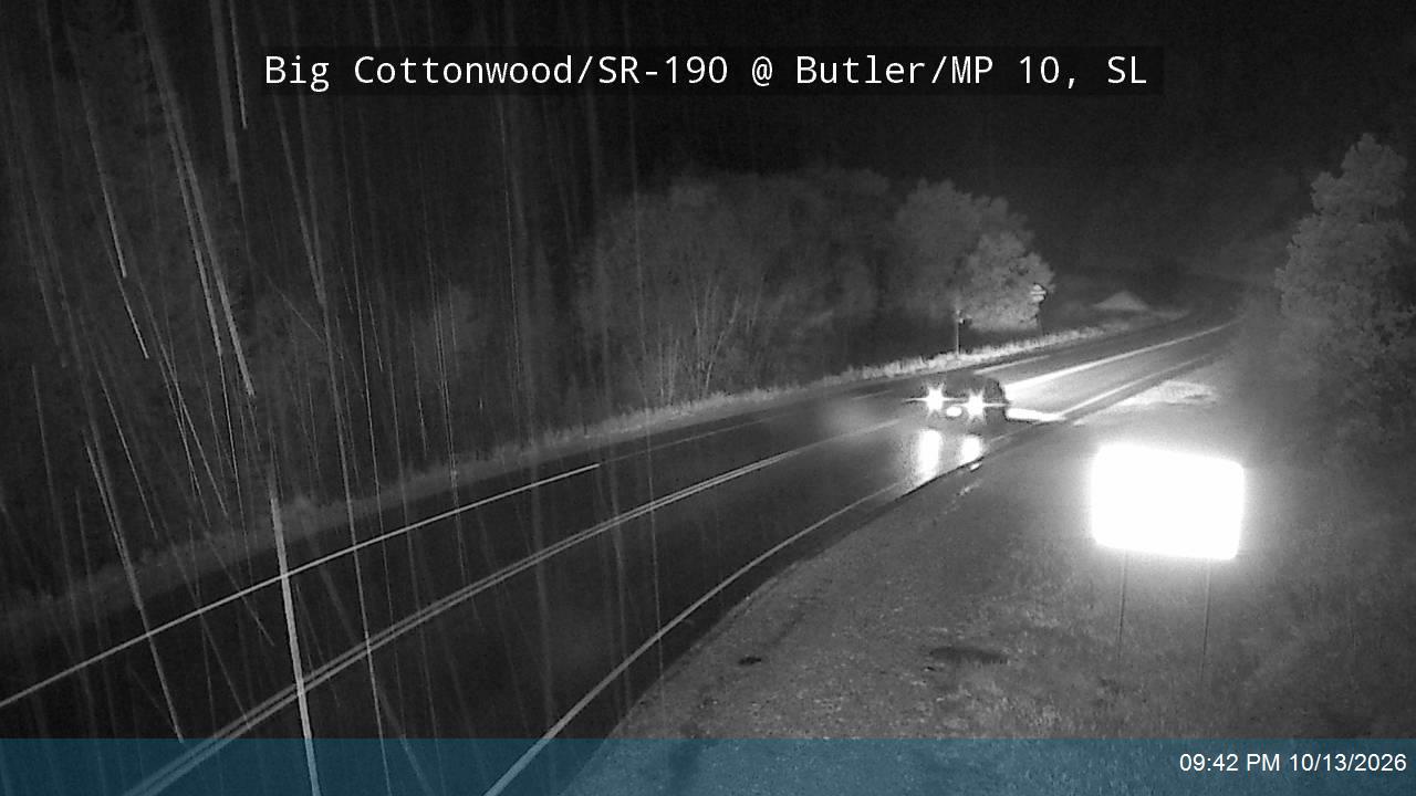 Big Cottonwood Canyon Rd / SR-190 @ Butler / MP 10, SL