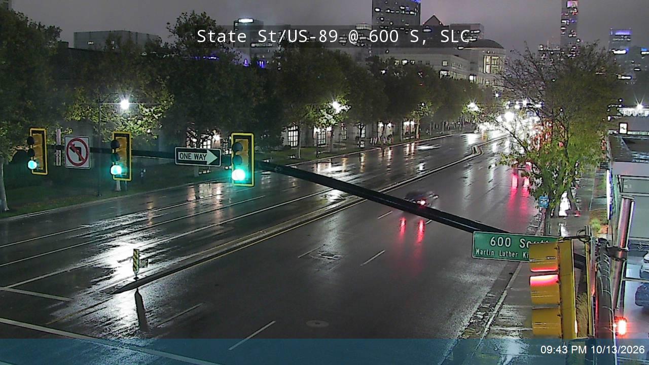 State St / US-89 @ 600 S / Martin Luther King Jr Blvd / SR-269, SLC