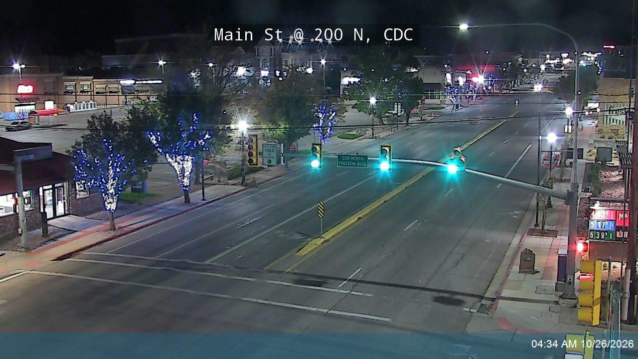 Main St / SR-130 @ 200 N / Freedom Blvd / SR-56, CDC