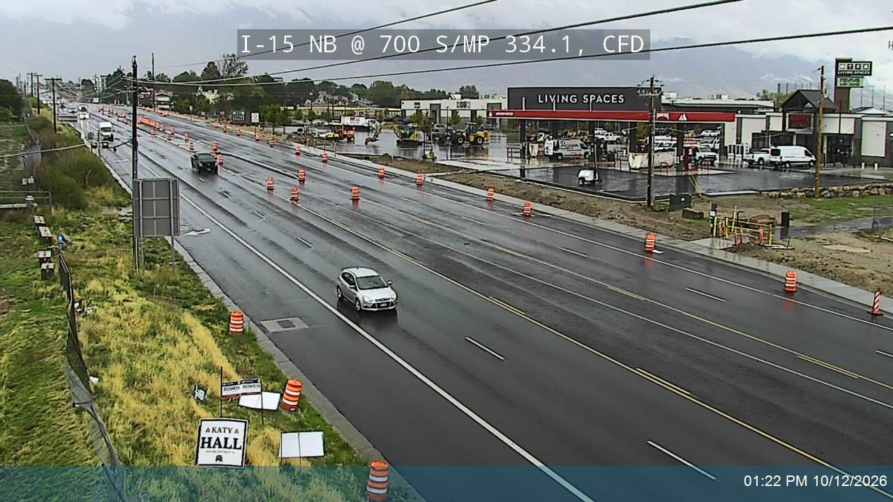 I-15 NB @ 700 S / SR-193 / MP 334.1, CFD