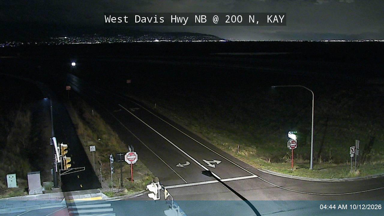 West Davis Hwy / SR-177 NB @ 200 N / MP 7.69, KAY