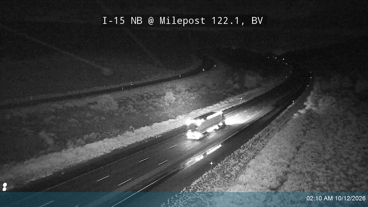 I-15 NB @ Milepost 122.1, BV