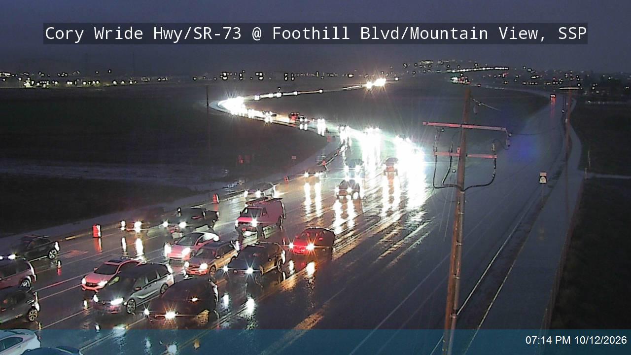Cory Wride Hwy / SR-73 @ Foothill Blvd / 800 W / Mountain View / SR-85, SSP