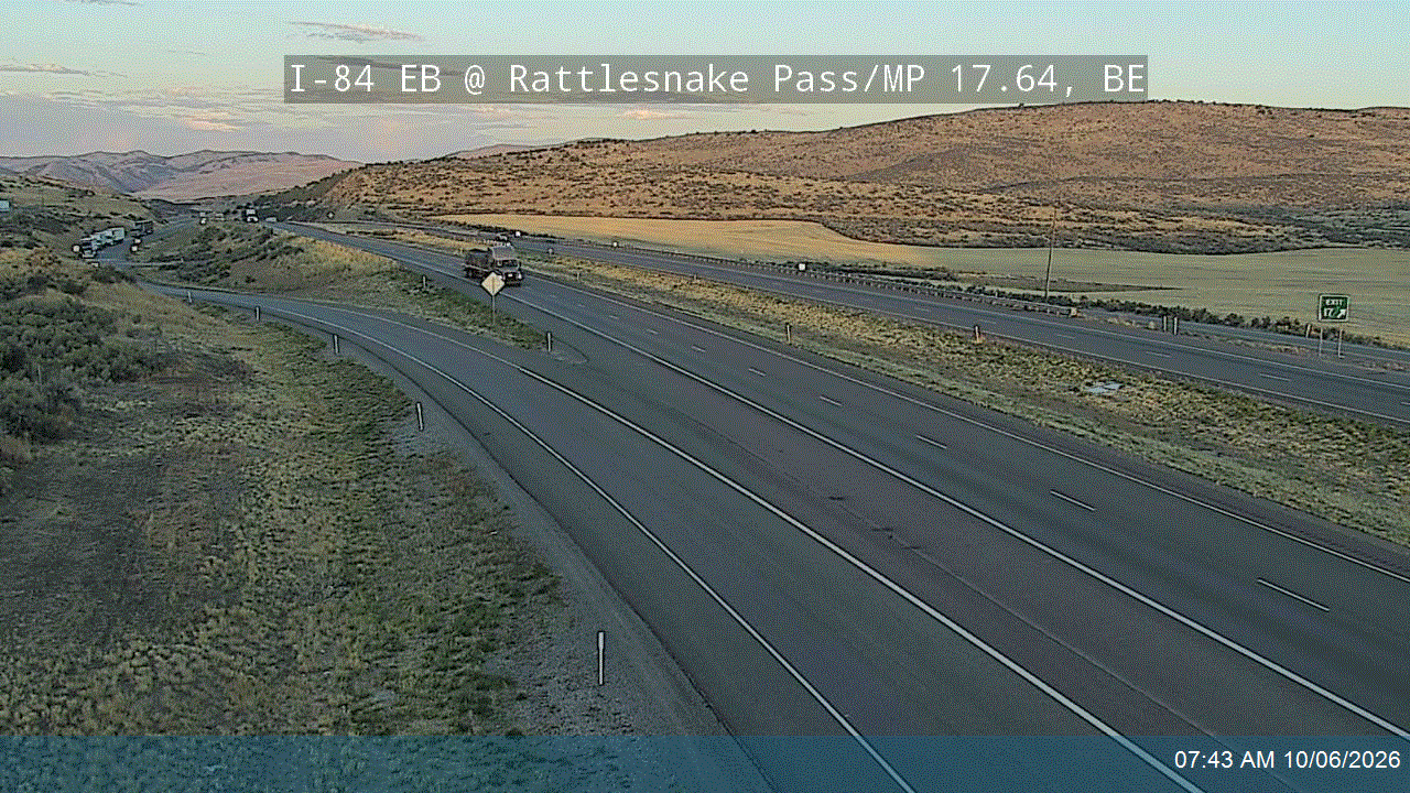 I-84 EB @ Rattlesnake Pass / MP 17.64, BE
