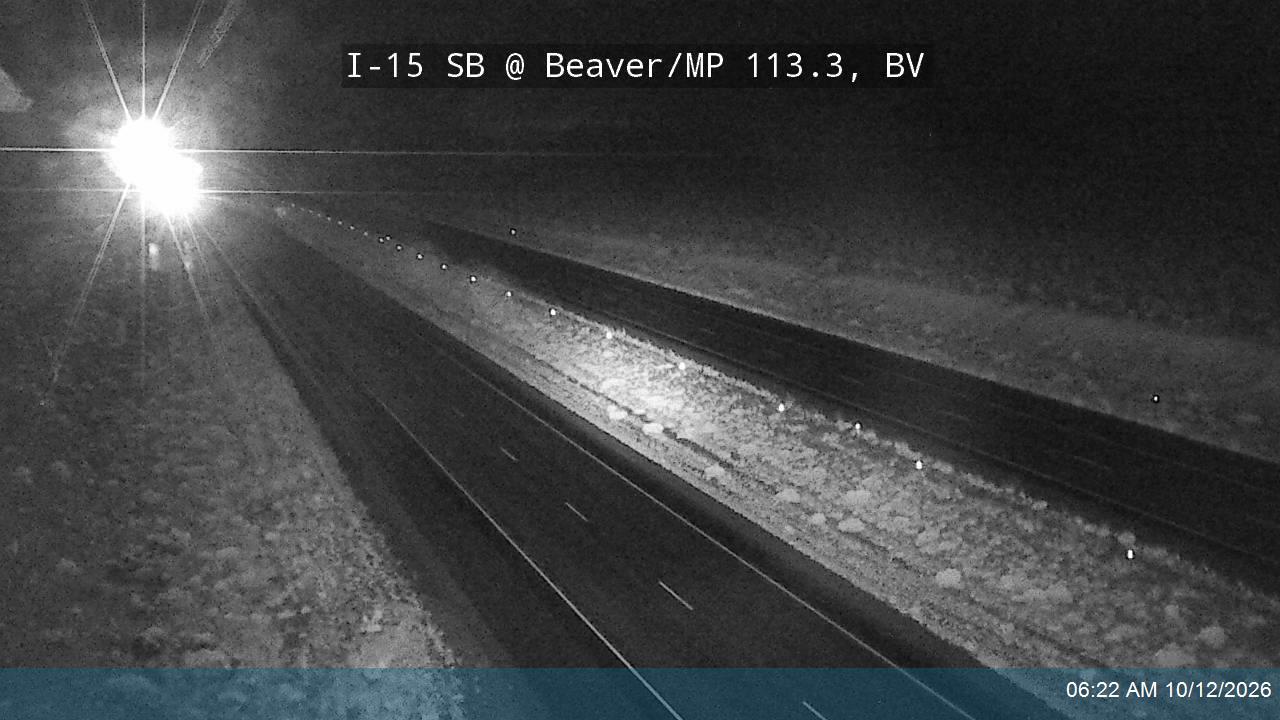 I-15 SB @ Beaver / MP 113.3, BV