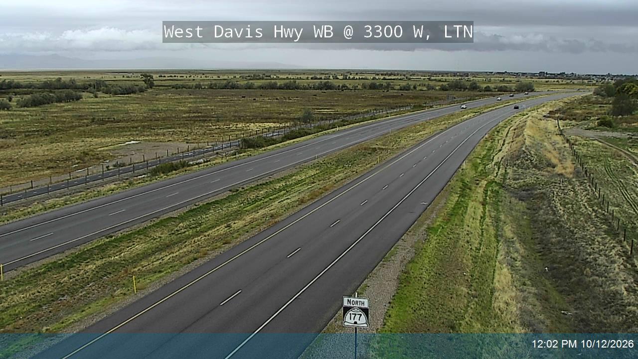 West Davis Hwy / SR-177 WB @ 3300 W / MP 10.15, LTN