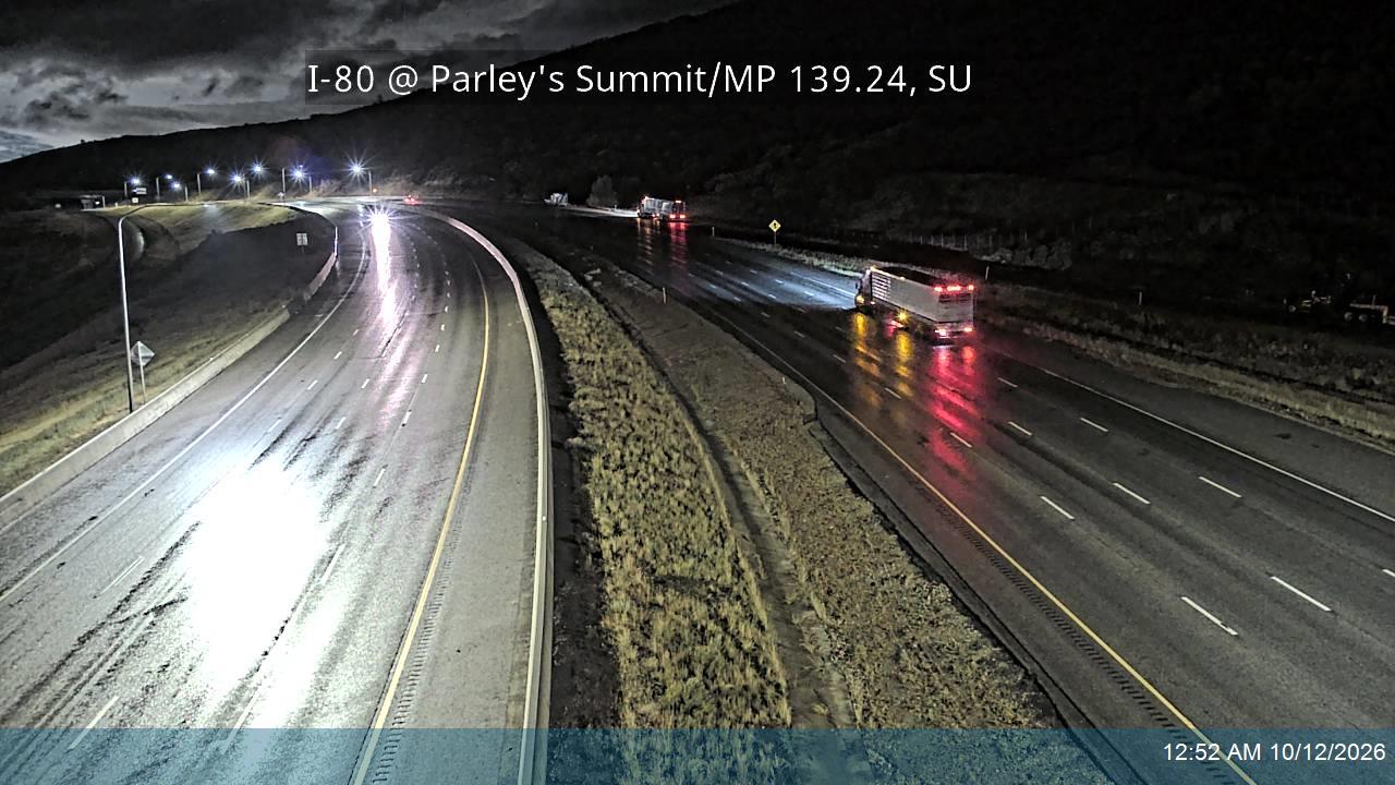 I-80 EB @ Parleys Summit / MP 139.24, SU