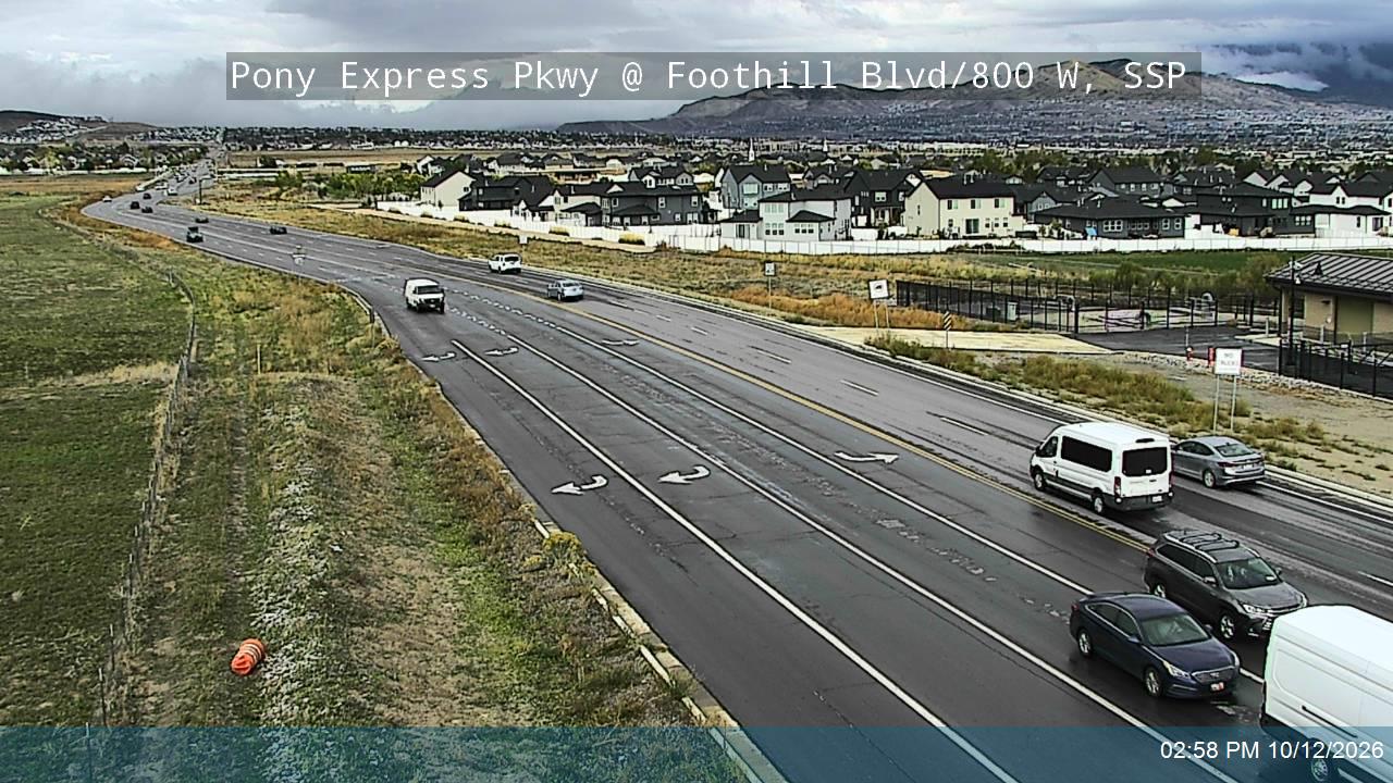 Pony Express Pkwy @ Foothill Blvd / 800 W, SSP