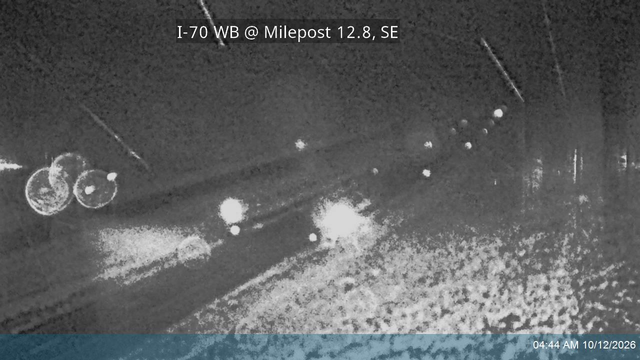 I-70 WB @ Milepost 12.8, SE