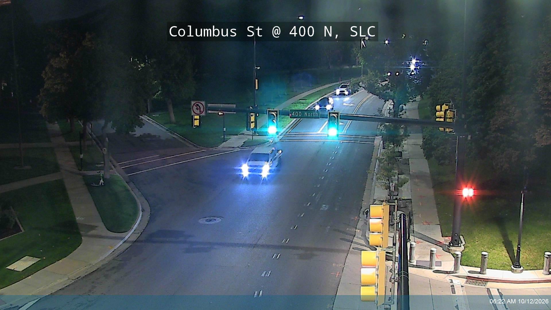 Columbus St / SR-186 @ 400 N / W Capitol St, SLC