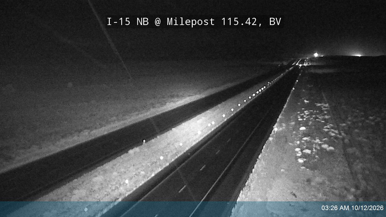 I-15 NB @ Milepost 115.42, BV