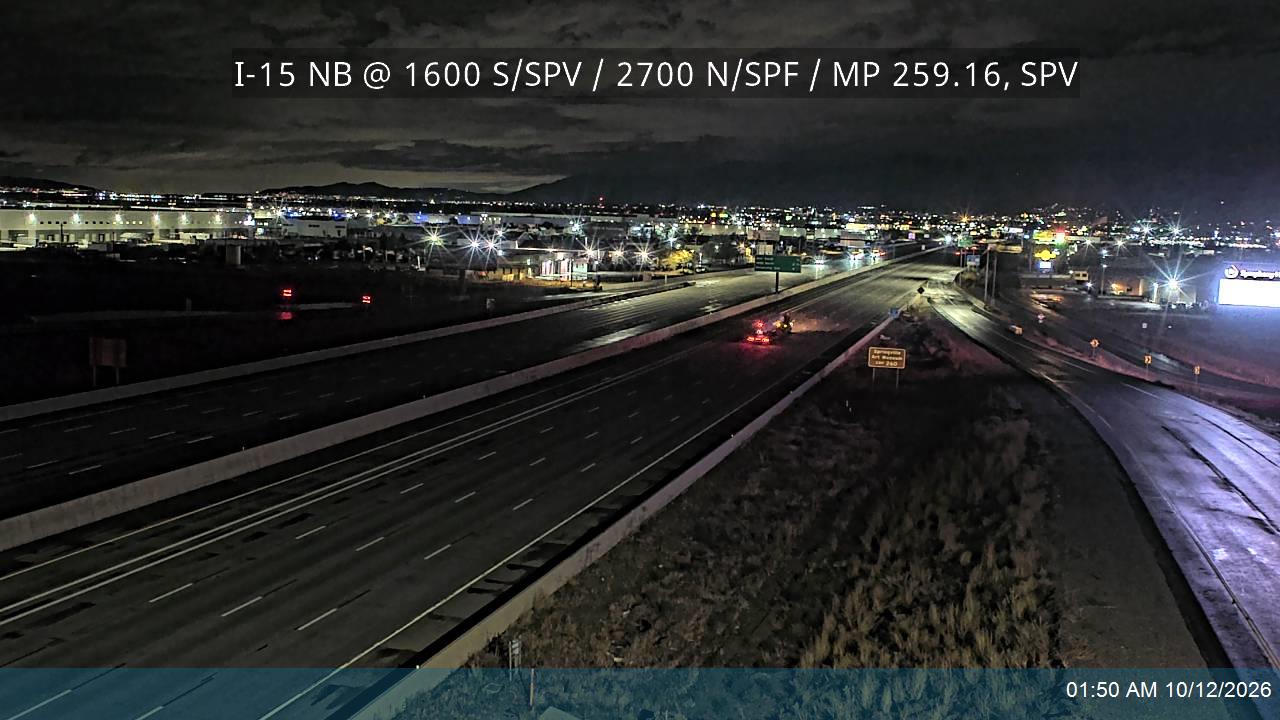 I-15 NB Ramps @ 1600 S,SPV / 2700 N,SPF