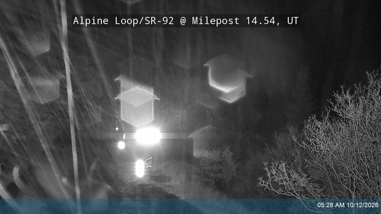 Alpine Loop / SR-92 @ Milepost 14.54, UT