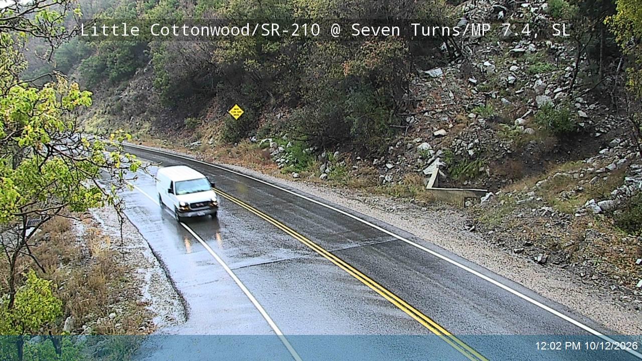 Little Cottonwood Rd / SR-210 EB @ Seven Turns / MP 7.4, SL