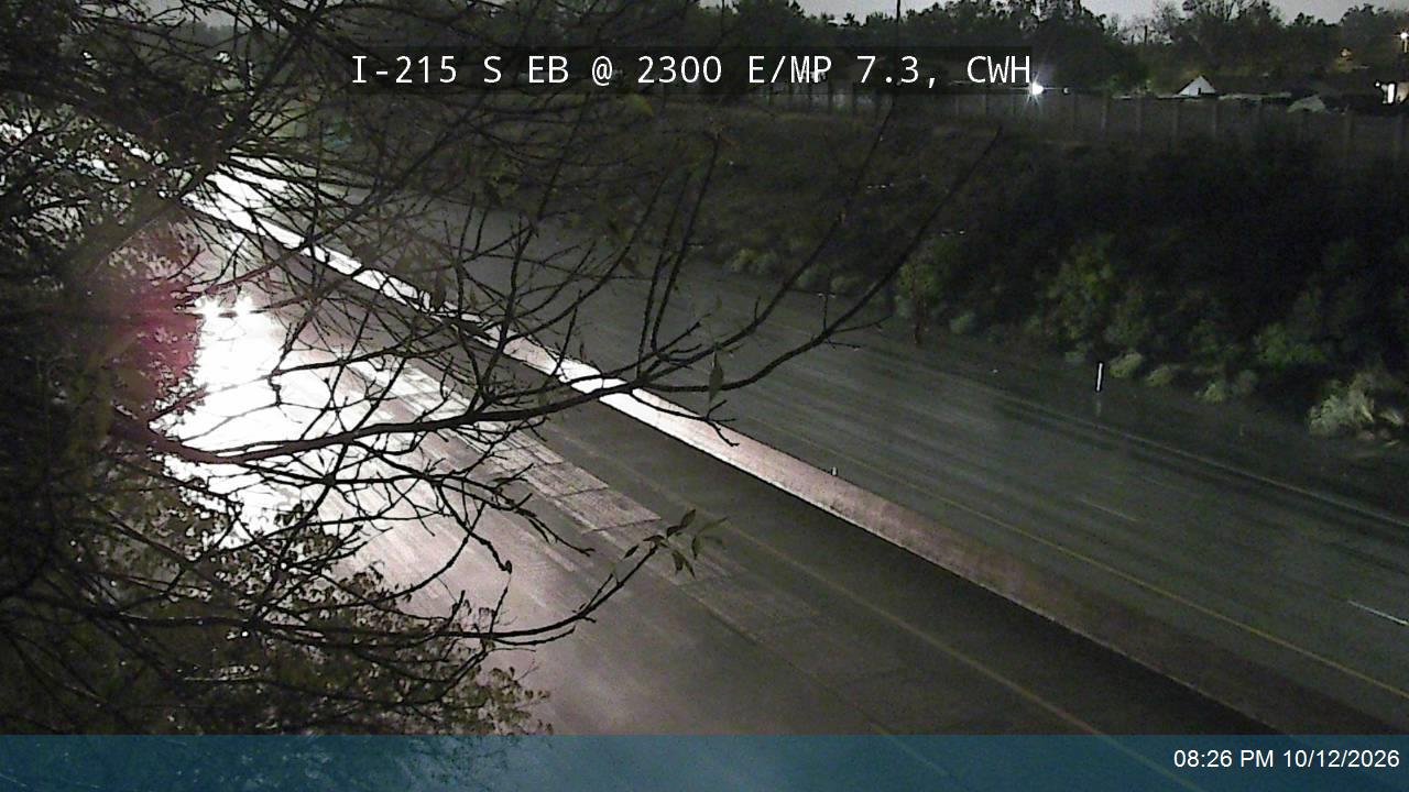 I-215 S EB @ 2300 E / MP 7.3, CWH