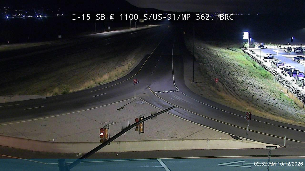 I-15 SB @ 1100 S / US-91 / MP 362, BRC