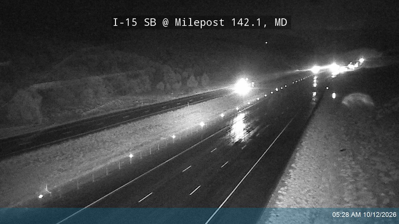 I-15 SB @ Milepost 142.1, MD