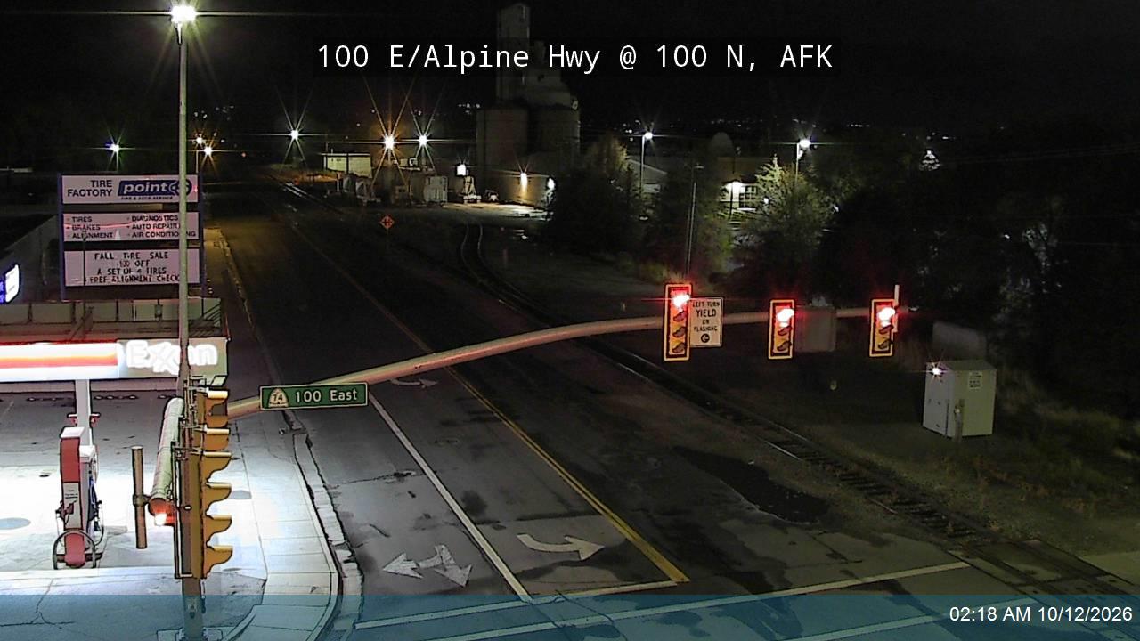 100 E / Alpine Hwy / SR-74 @ 100 N, AFK
