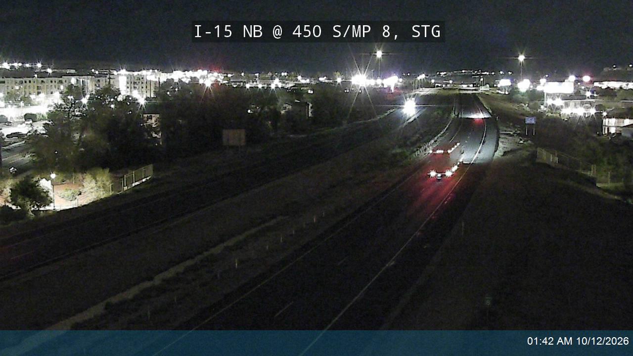 I-15 NB @ 450 S / MP 8, STG