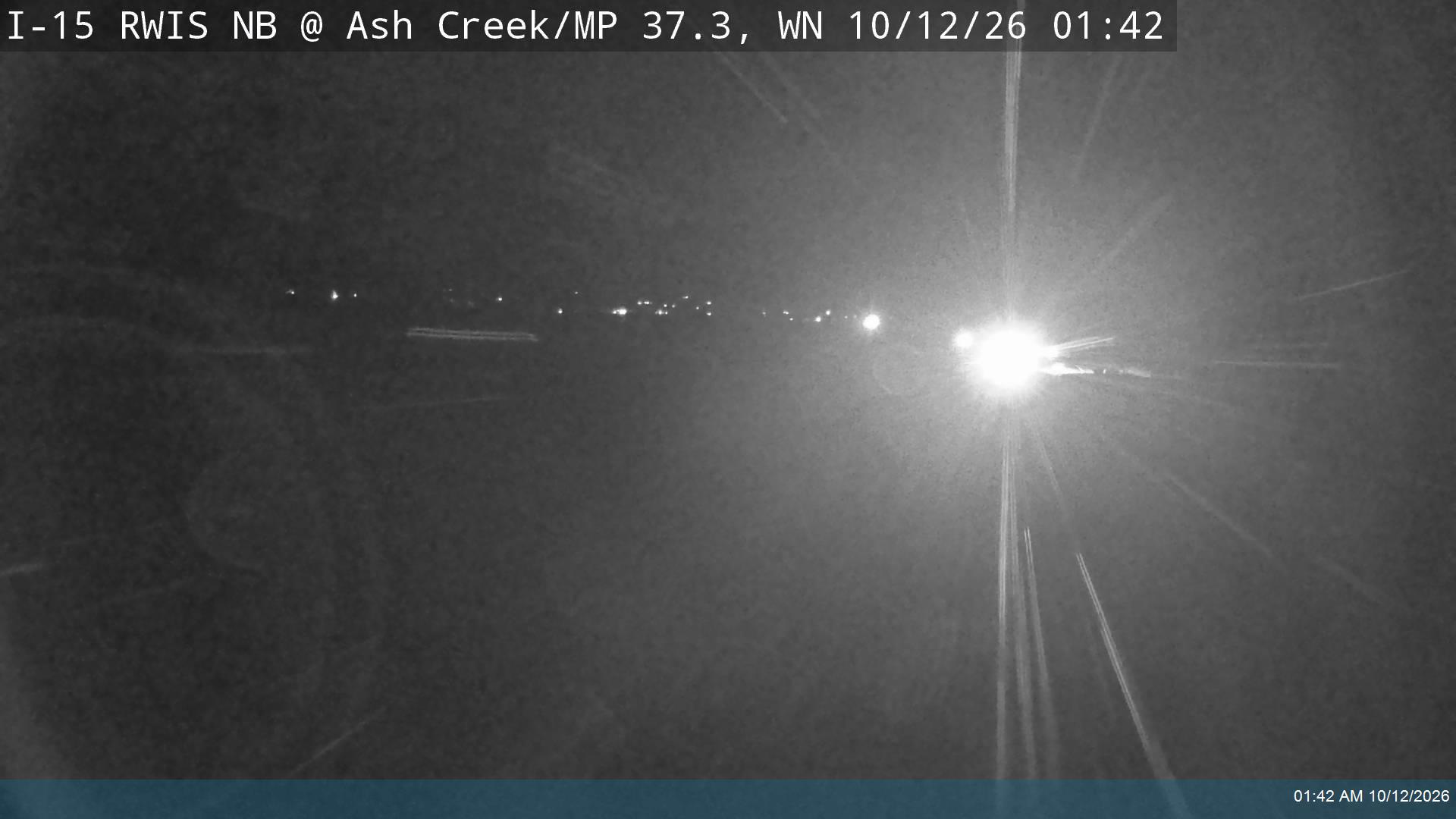 I-15 RWIS NB @ Ash Creek / MP 37.3, WN