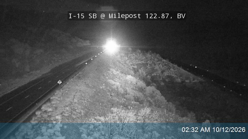 I-15 SB @ Milepost 122.87, BV