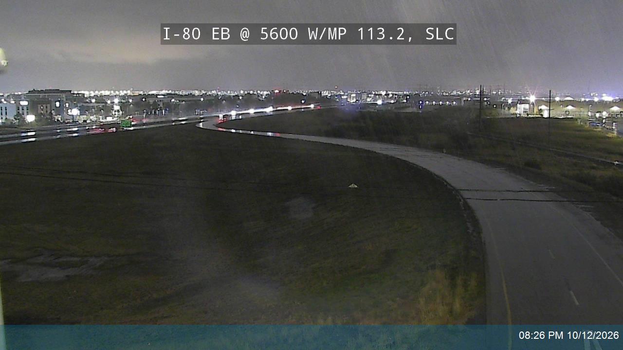 I-80 EB @ 5600 W / SR-172 / MP 113.2, SLC