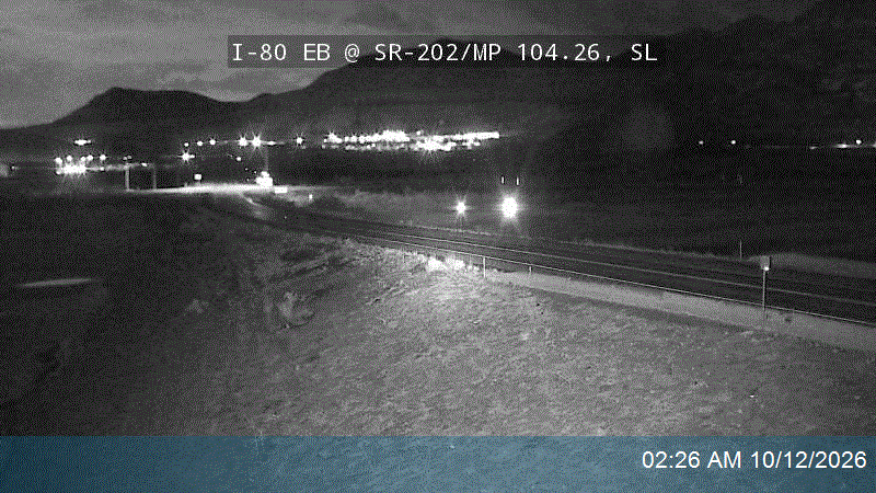 I-80 EB @ SR-202 / MP 104.26, SL