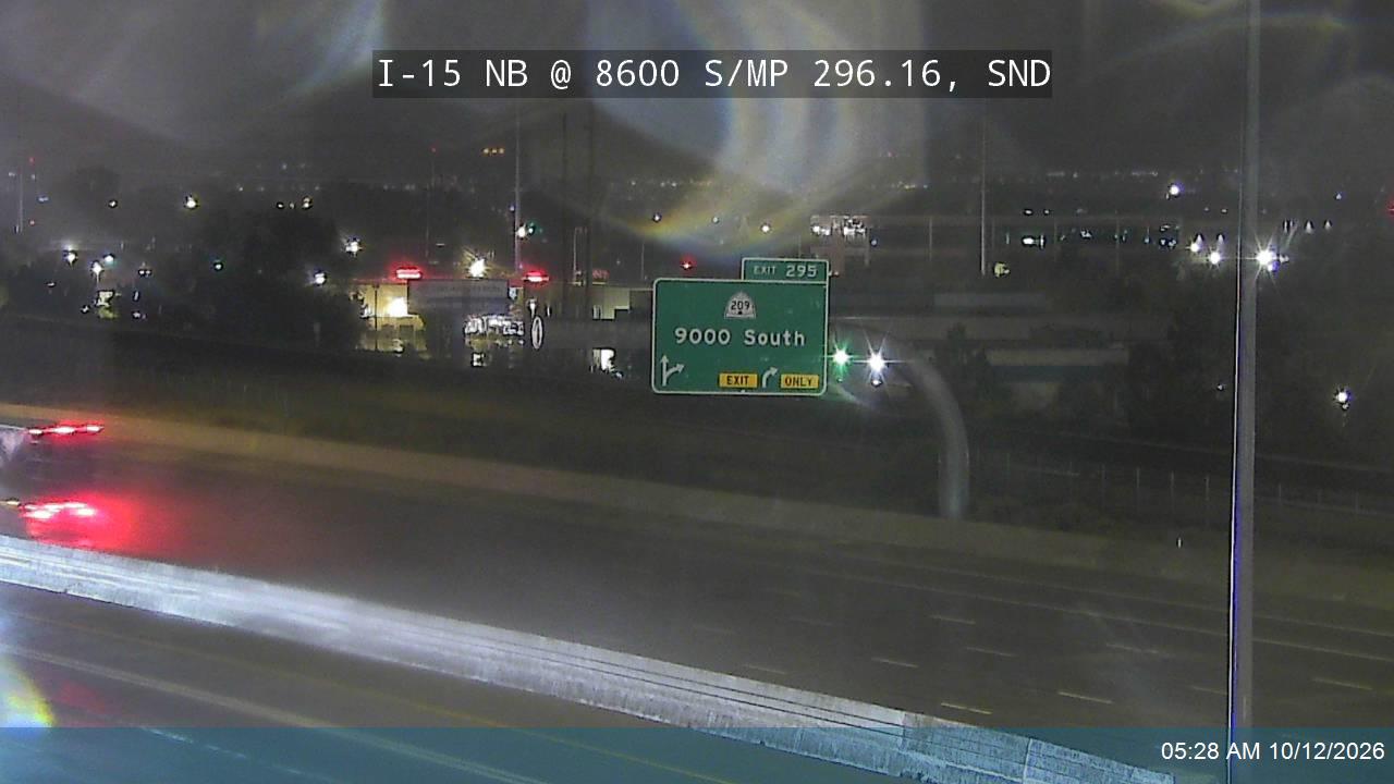 I-15 NB @ 8600 S / MP 296.16, SND