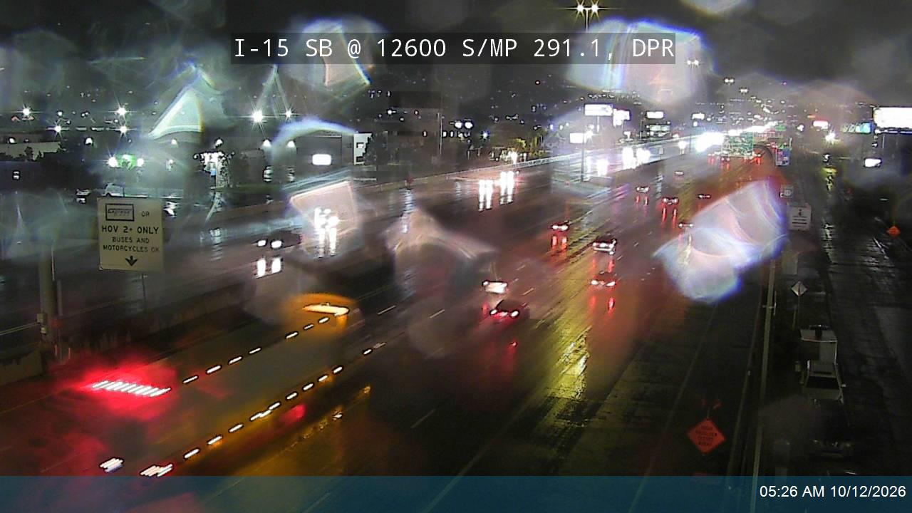 I-15 SB @ 12600 S / MP 291.1, DPR