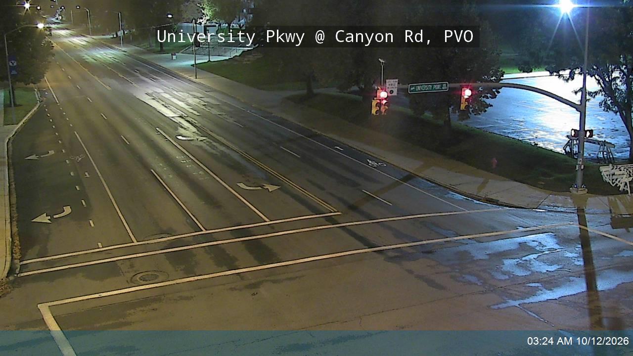 University Pkwy / 1650 N @ Canyon Rd / 150 E, PVO