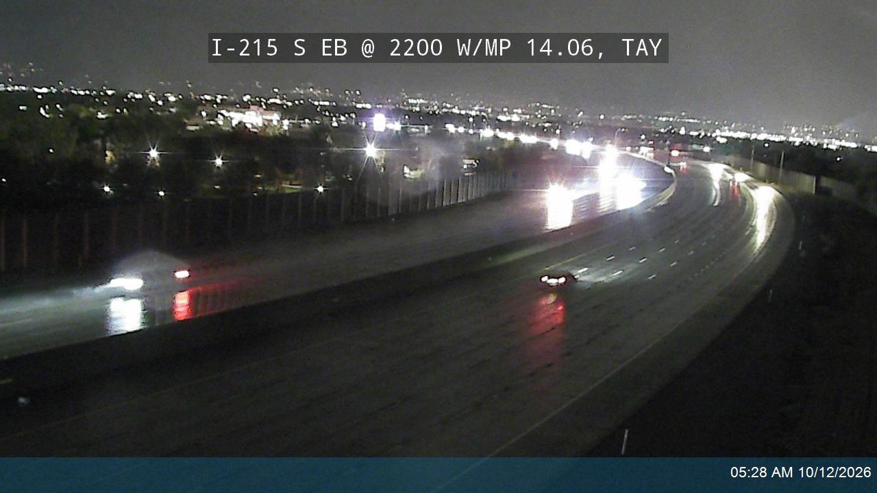 I-215 S EB @ 2200 W / MP 14.06, TAY