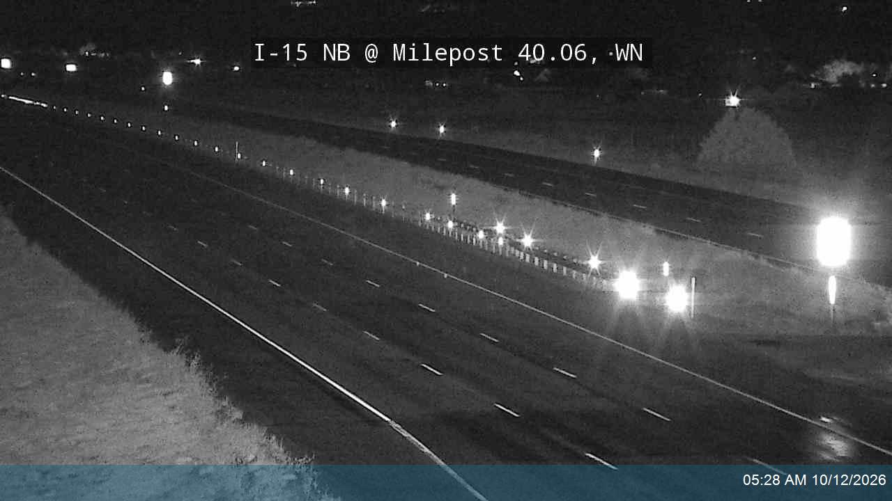 I-15 NB @ Milepost 40.06, WN
