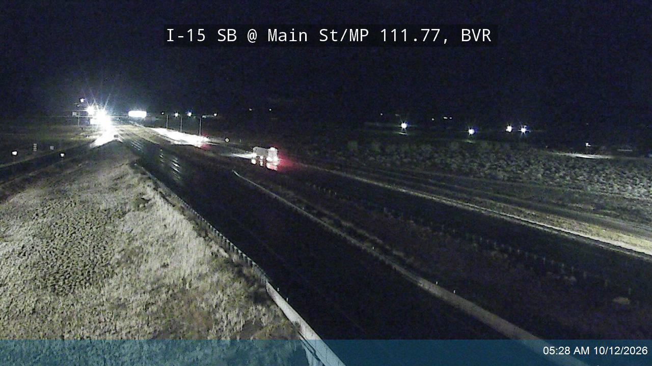 I-15 SB @ Main St / SR-160 / MP 111.77, BVR