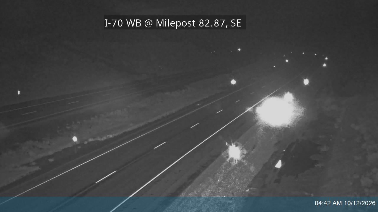 I-70 WB @ Milepost 82.87, SE