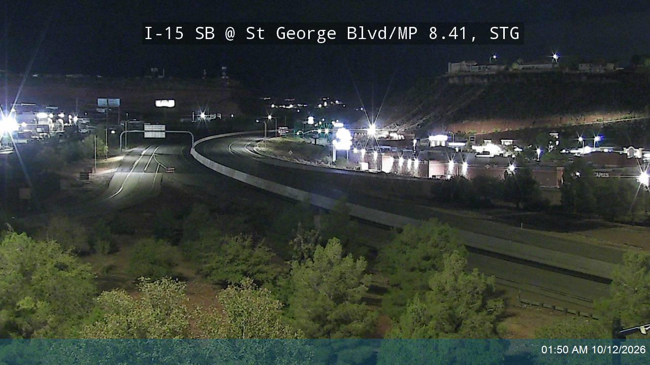 I-15 SB @ St George Blvd / SR-34 / MP 8.41, STG