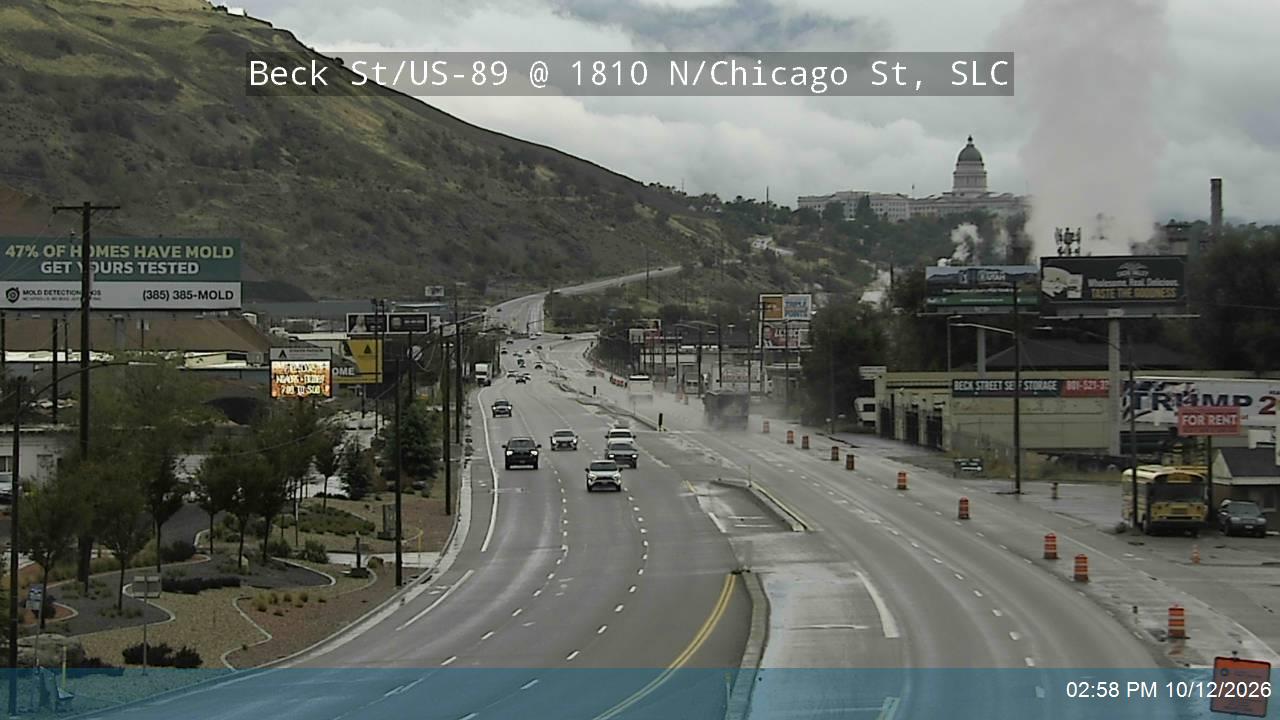 Beck St / US-89 @ 1810 N / Chicago St, SLC