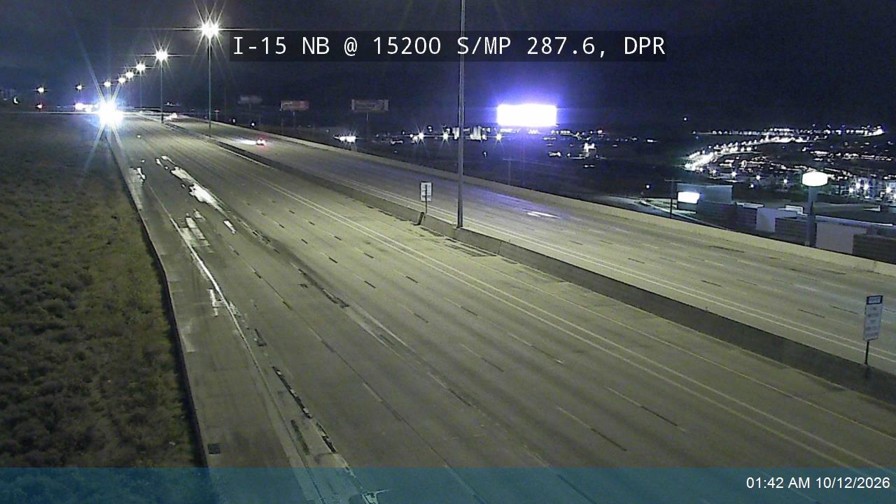 I-15 NB @ 15200 S / MP 287.6, DPR