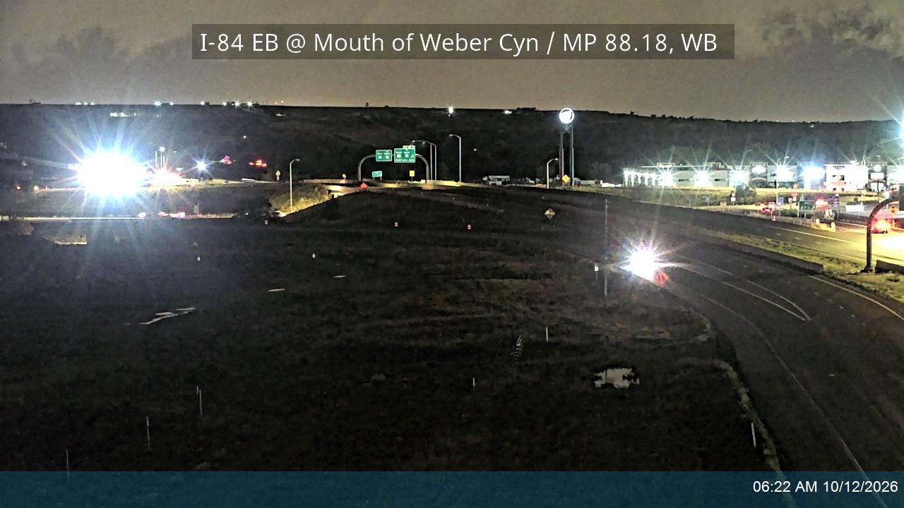 I-84 EB @ Mouth of Weber Cyn / MP 88.18, WB