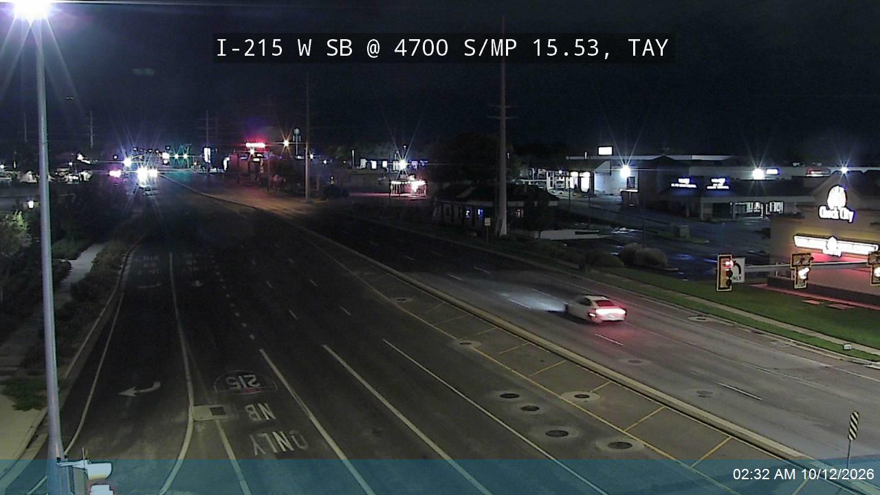 I-215 W SB @ 4700 S / SR-266 / MP 15.53, TAY
