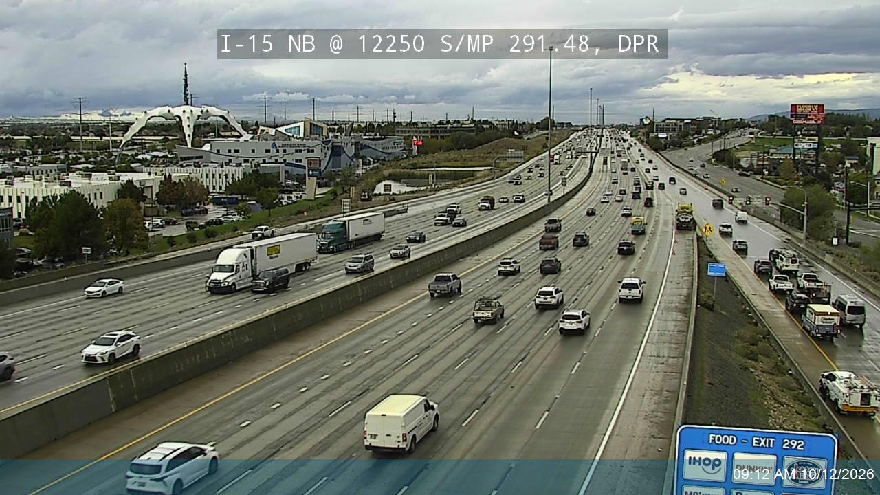 I-15 NB @ 12250 S / MP 291.48, DPR
