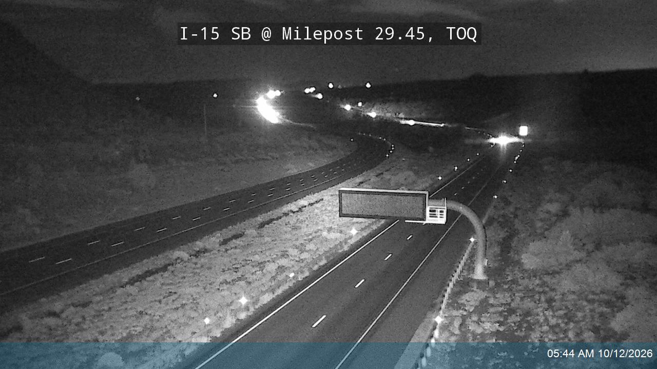 I-15 SB @ Milepost 29.45, TOQ