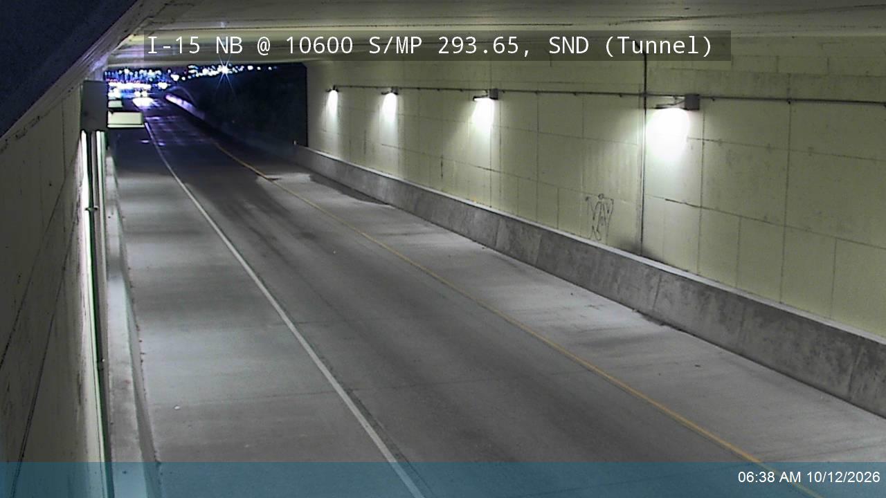 I-15 NB @ 10600 S / SR-151 / MP 293.65, SND (Tunnel)