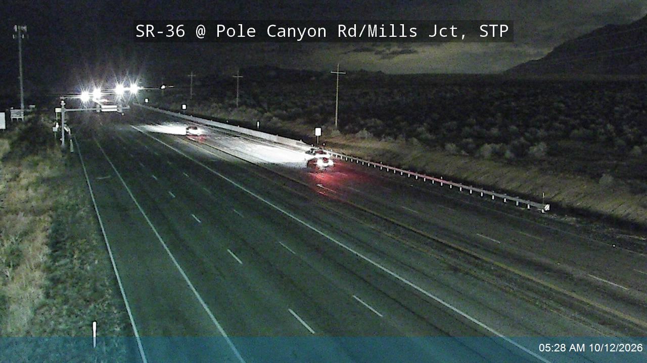 SR-36 @ Pole Canyon Rd / Mills Jct, STP