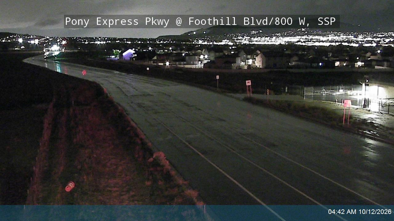 Pony Express Pkwy @ Foothill Blvd / 800 W, SSP