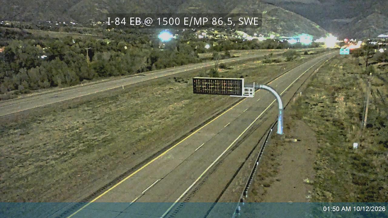 I-84 / Weber Canyon EB @ MP 86.68, SWE