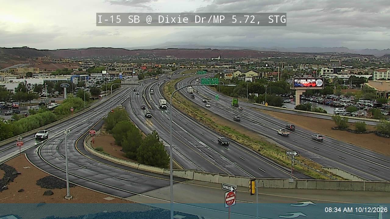 I-15 SB @ Dixie Dr / MP 5.72, STG