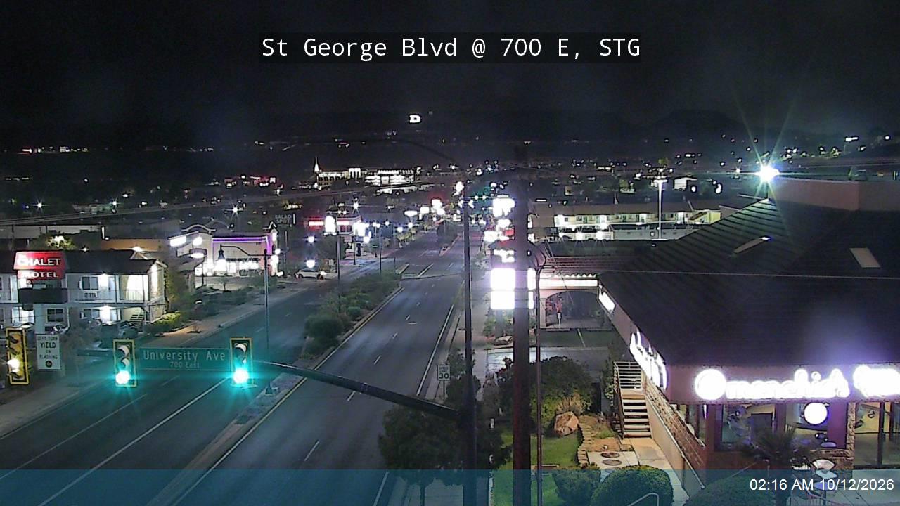 St George Blvd / SR-34 @ University Ave / 700 E, STG